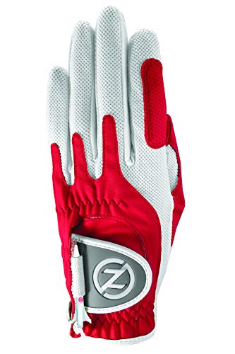 Zero Friction Women's Golf Gloves, Left Hand, One Size Golf, Red