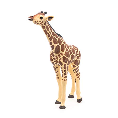 Papo -Hand-Painted - Figurine -Wild Animal Kingdom - Head Raised Giraffe -50236 -Collectible - for Children - Suitable for Boys and Girls- from 3 Years Old