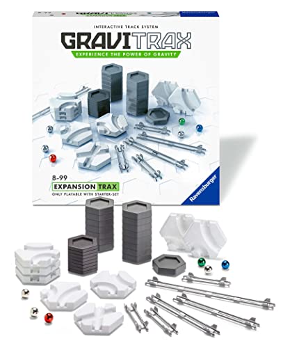 Ravensburger 27601 Gravitrax Trax Expansion Set Marble Run and STEM Toy For Boys and Girls Age 8 and Up - Expansion For 2019 Toy of The Year Finalist Gravitrax, Multi