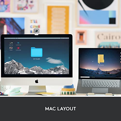 Logitech MX Keys Mini for Mac Minimalist Wireless Illuminated Keyboard, Compact, Bluetooth, Backlit Keys, USB-C, Metal Build, Compatible with MacBook Pro,Macbook Air,iMac,iPad