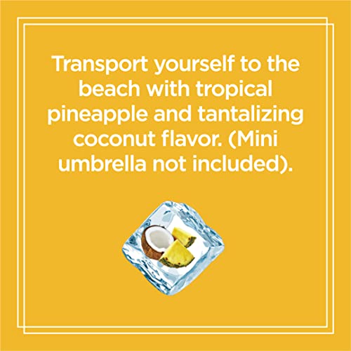 Sparkling Ice, Coconut Pineapple Sparkling Water, Zero Sugar Flavored Water, with Vitamins and Antioxidants, Low Calorie Beverage, 17 fl oz Bottles (Pack of 12)