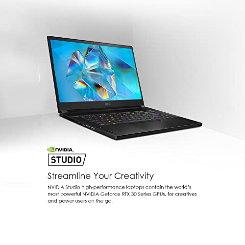 MSI Creator 15 Professional Laptop: 15.6' UHD OLED 4K DCI-P3 100% Display, Intel Core i7-11800H, NVIDIA GeForce RTX 3080, 16GB RAM, 1TB NVME SSD, Thunderbolt 4, Win10 PRO, Black (A11UH-492)