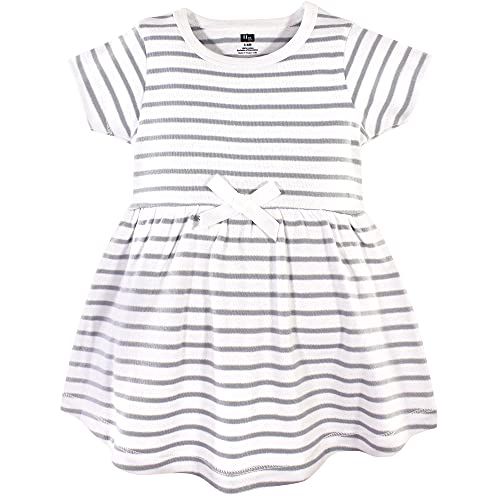 Hudson Baby Infant and Toddler Girl Cotton Dresses Yellow Daisy, 6-9 Months