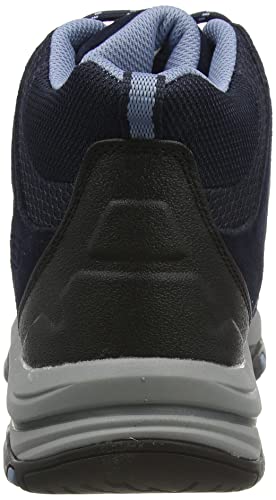 Skechers Women's Hiker Hiking Boot, Navy/Light Blue, 8