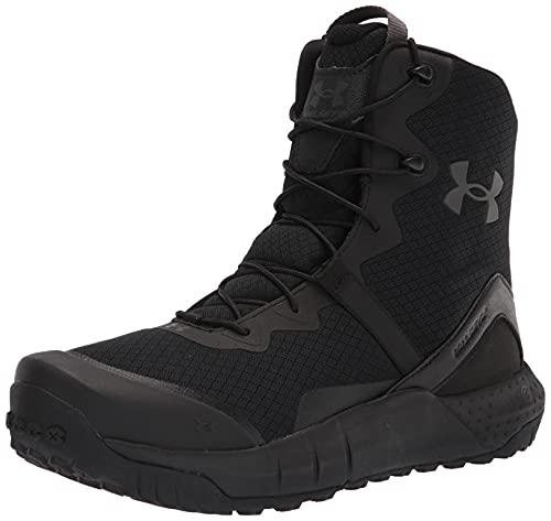 Under Armour Men's Micro G Valsetz Military and Tactical Boot, Black (001)/Black, 9.5