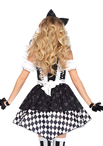 Leg Avenue Women's Costume, Black/White, Small