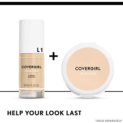 COVERGIRL truBlend Liquid Foundation Makeup Creamy Beige D1, 1 oz (packaging may vary)