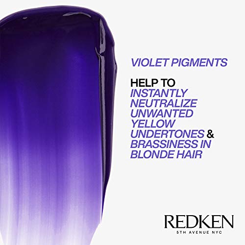 Redken Color Extend Blondage Express Anti-Brass Hair Mask | For Blonde and Highlighted Hair | Hair Toner | Ultra-Pigmented Purple Hair Mask For Blonde Hair