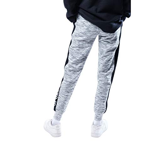 Ultra Game NBA San Antonio Spurs Womens Active Basic Fleece Jogger Sweatpants, Space Dye Gray, Large