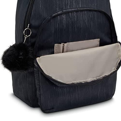 Kipling Women's Seoul 15' Device Backpack, Durable, Roomy with Padded Shoulder Straps, School Bag, Sparkling Slate, 12.75''L x 17.25''H x 9''D