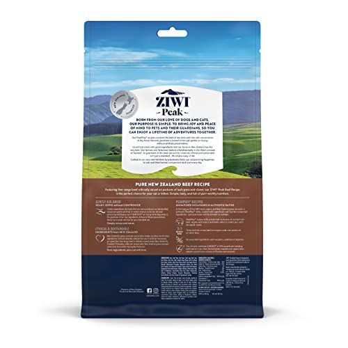 ZIWI Peak Air-Dried Cat Food – All Natural, High Protein, Grain Free and Limited Ingredient with Superfoods (Beef, 14 oz)