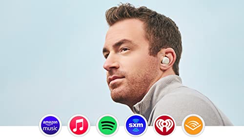 Echo Buds with Active Noise Cancellation (2021 release, 2nd gen) | Wireless earbuds with active noise cancellation and Alexa | Wireless charging case | Glacier White
