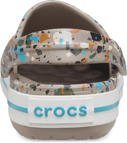 Crocs Unisex Men's and Women's Crocband Graphic Clog, Multi/Mushroom, 6 US