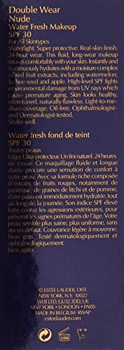 Estee Lauder Double Wear Nude Water Fresh Makeup Foundation SPF30 2C1 Pure Beige, 1 Ounce