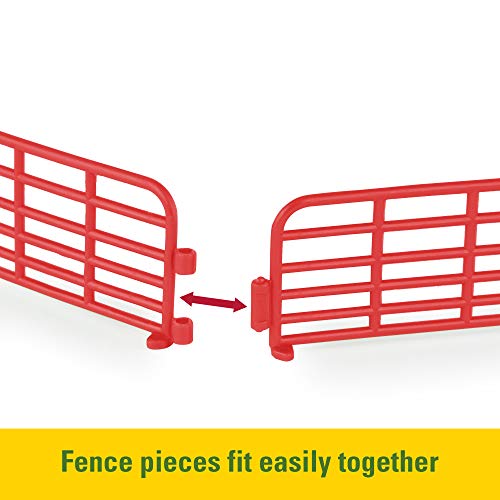 TOMY John Deere Die-Cast Farm Toy 70-Piece Value Playset with Machine Shed, Tractors, Trucks, Implements, and Farm Animals