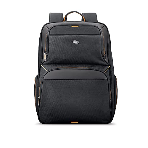 Solo New York UBN701-4 17.3 Inch Device Backpack, Black, 17.5 x 11.75 x 8