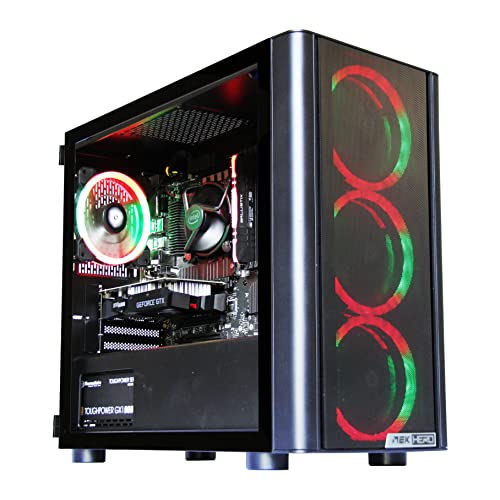 ZOTAC Gaming MEK Hero G1 I1416FV Gaming PC Desktop Intel 11th Gen Core i5 11400F, GeForce GTX 1650 4GB, 8GB 3200 MHz DDR4, 500GB M.2 NVMe SSD, WiFi + Bluetooth, RGB ‎- GH1650I1400F01BA-U-W11