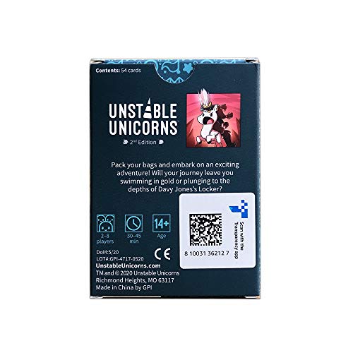 Unstable Unicorns TeeTurtle Adventures Expansion Pack - Designed to be Added to Your Card Game