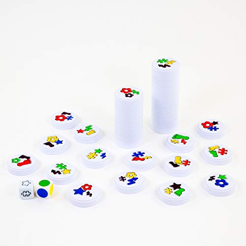 AMIGO Games AMI18002 CLACK! Kids Magnetic Stacking Game with 36 Magnets, Multicolor