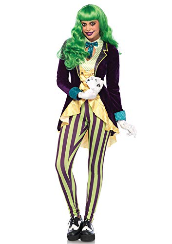 Leg Avenue Women's Evil Trickster Villain Costume, Multi, Small