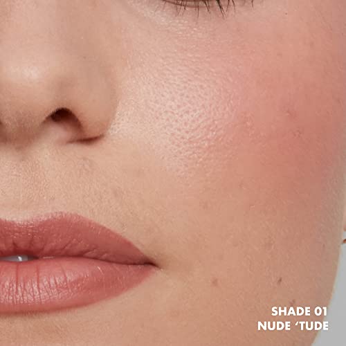 NYX PROFESSIONAL MAKEUP Sweet Cheeks Soft Cheek Tint, Cream Blush - Nude'Tude