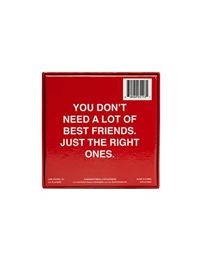 Friendship Edition by We’re Not Really Strangers - A Best Friend Adult Card, Game For Deeper Conversations With Friends, 150 Questions and Wildcards to Grow Your Relationship