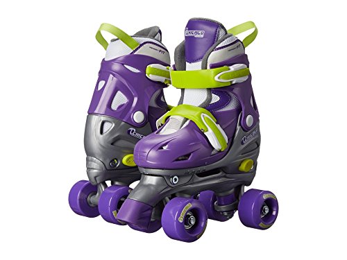 Chicago Skates Kids Adjustable Quad Roller Skates - Purple - Medium (CRS210MD)