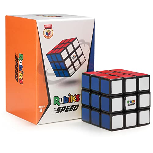 Rubik’s Cube, 3x3 Magnetic Speed Cube, Super Fast Problem-Solving Challenging Retro Fidget Toy Travel Brain Teaser, for Adults and Kids Ages 8 and up