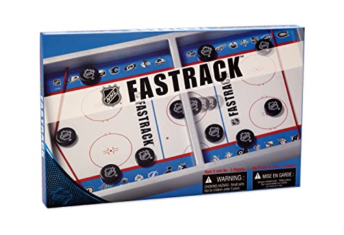 Blue Orange Fastrack NHL Board Game- The Authentic Disc Slinging Fast Action Game