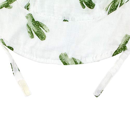 Bebe au Lait Oh-So-Soft Muslin Sun Hat, Saguaro