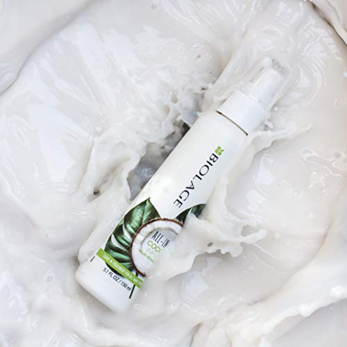 Biolage All-In-One Coconut Infusion | Multi-Benefit Treatment Spray For All Hair Needs | With Coconut | For All Hair Types | Sulfate and Paraben-Free | Vegan | 5 Fl. Oz