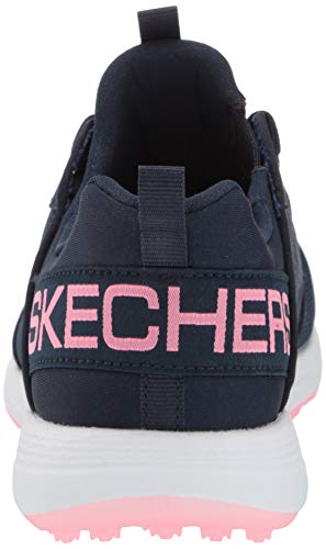 Skechers womens Max Golf Shoe, Navy/Pink Sport, 8.5 US