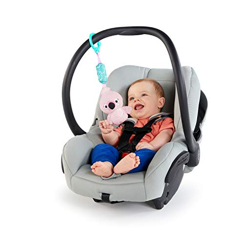 Bright Starts Chime Along Friends On-the-Go Take-Along Toy - Flamingo, Ages Newborn +