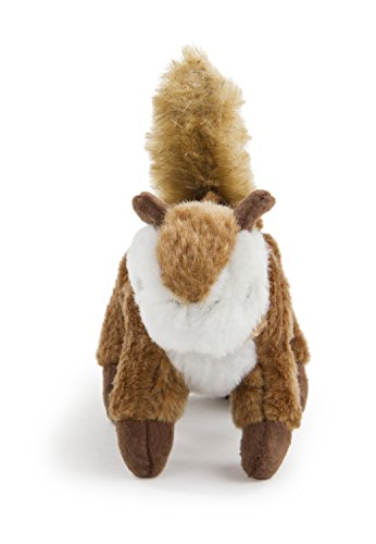 GoDog Wildlife Chipmunk Small Toy with Chew Guard