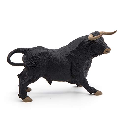 Papo -Hand-Painted - Figurine -Farmyard Friends -Andalusian bull -51050 - Collectible - For Children - Suitable for Boys and Girls - From 3 years old