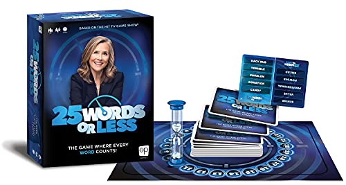 25 Words or Less | Fast-Paced Word Game | Friends and Family Board Game | Based on Popular TV Game Show with Meredith Vieira
