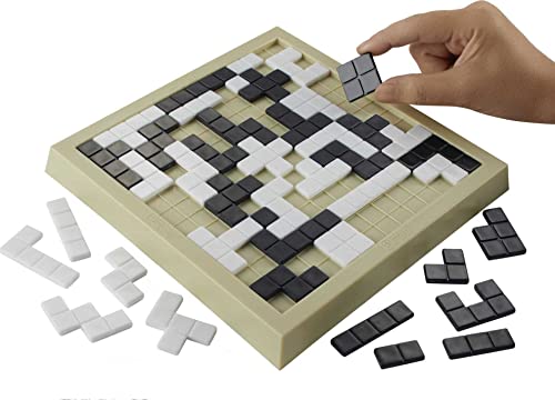 Mattel Games Blokus Duo 2-Player Strategy Board Game, Family Game for Kids and Adults with Black and White Pieces