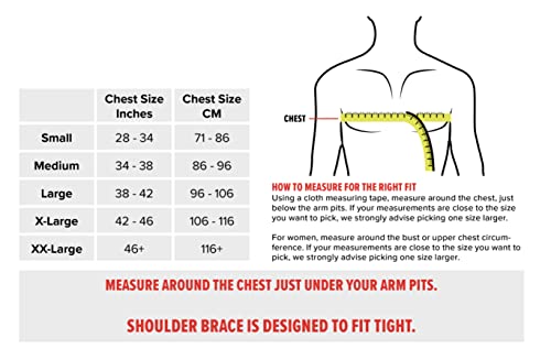 EVS Sports SB03BK-L SB03 Shoulder Brace (Black, Large)