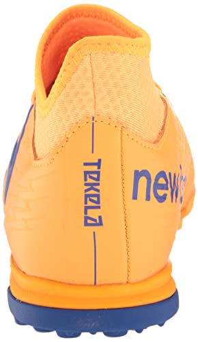 New Balance Men's Tekela V3+ Magique Tf Soccer Shoe, Impulse/Vibrant Orange, 13
