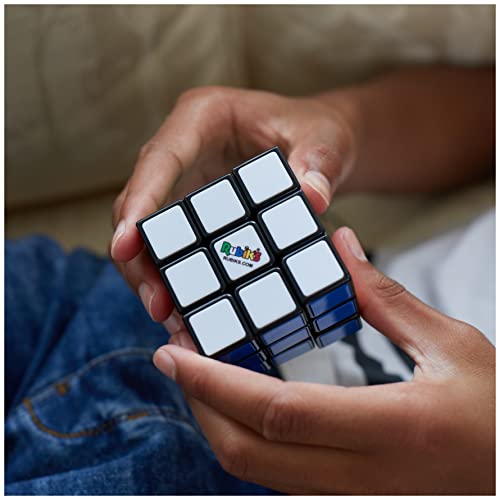 Rubik’s Cube, Original 3x3 Puzzle Brain Teaser Fidget Toy with Removable Interchangeable Mod Stickers to Customize, for Adults and Kids Ages 8 and up