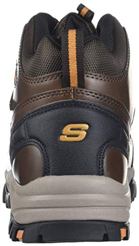 Skechers Men's RELMENT-TRAVEN Hiking Boot, dkbr, 11 Medium US