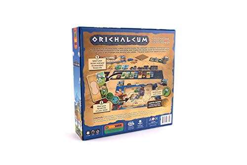 Orichalcum Board Game, Fast-Paced Strategy Game, Exploration Game, Adventure Game, Family Game for Kids and Adults, Ages 12+, 2-4 Players, Avg. Playtime 45 Minutes, Made by Pandasaurus Games