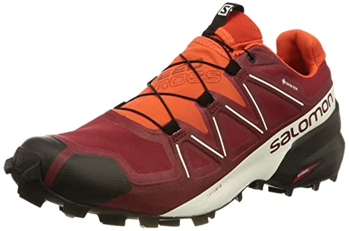 Salomon Men's Speedcross 5 Gore-TEX Trail Running Shoe, Biking Red, 6.5