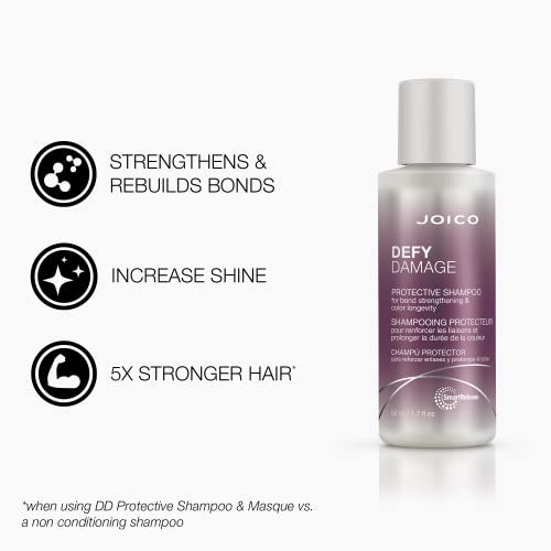 Defy Damage Protective Shampoo | For Color-Treated Hair | Strengthen Bonds and Preserve Hair Color | With Moringa Seed Oil and Arginine | 1.7 Fl Oz