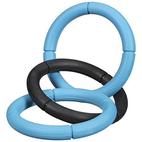 JW Pet Durable Dog Toys - Interactive Rubber Tug and Chew Toy For Dogs