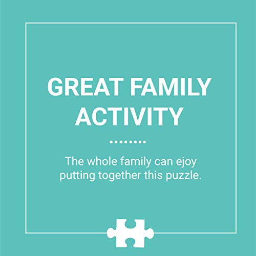 Mudpuppy Ocean Life 1000 Piece Jigsaw Puzzle for Adults and Families, Family Puzzle with Colorful Illustrations of Fish, Sharks and Ocean Life , Blue