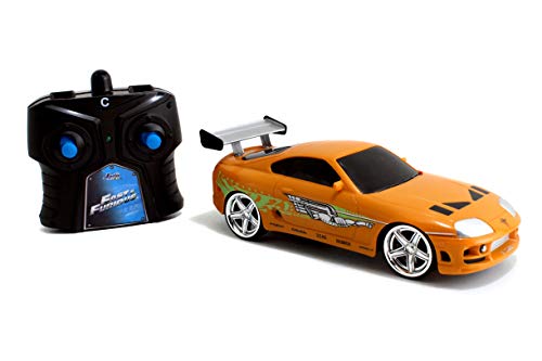 Fast and Furious 1:24 Brian's Toyota Supra RC Radio Control Car, Toys for Kids and Adults