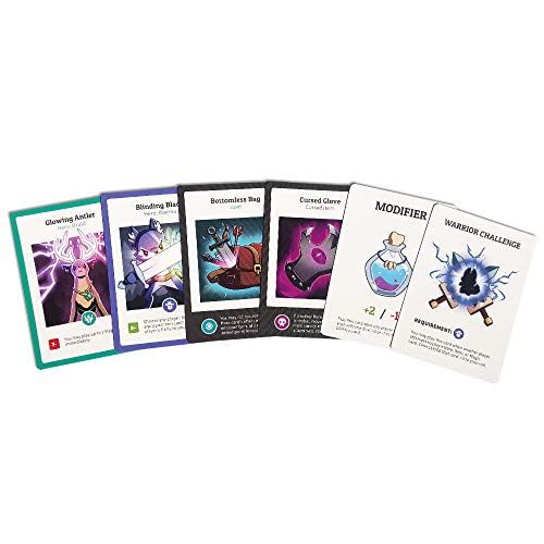 TeeTurtle Here to Slay Warriors and Druids Expansion Pack - Designed to be Added to Your Here to Slay Base Game,Black