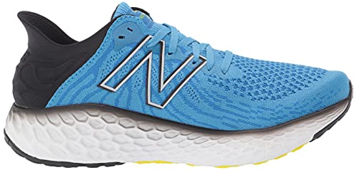 New Balance Men's Fresh Foam 1080 V11 Running Shoe, Helium/Black, 8.5