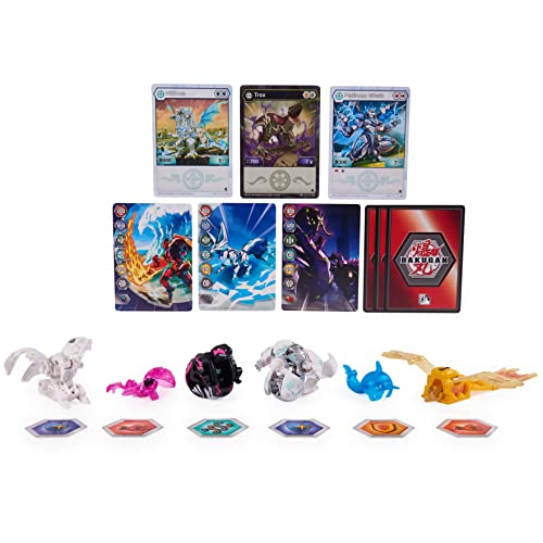 Bakugan Evolutions, Wrath and Insectra Battle Strike Pack, Includes 6 Bakugan Action Figures, 9 Trading Cards and 8 BakuCores, Kids Toys for Boys, Ages 6 and Up